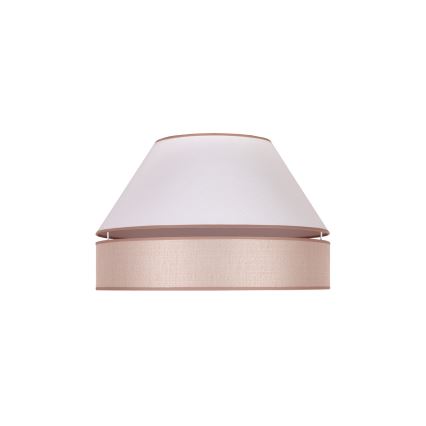 Duolla - Loftlampe AVIGNON 1xE27/15W/230V diameter 50 cm hvid/beige