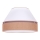 Duolla - Loftlampe AVIGNON 1xE27/15W/230V diameter 50 cm hvid/brun