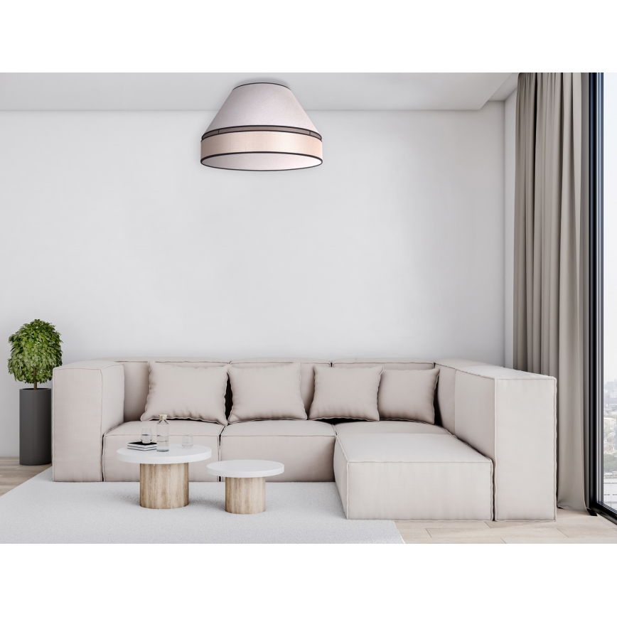 Duolla - Loftlampe AVIGNON 3xE27/15W/230V diameter 60 cm beige