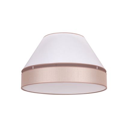 Duolla - Loftlampe AVIGNON 3xE27/15W/230V diameter 60 cm hvid/beige