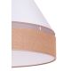 Duolla - Loftlampe AVIGNON 3xE27/15W/230V diameter 60 cm hvid/brun