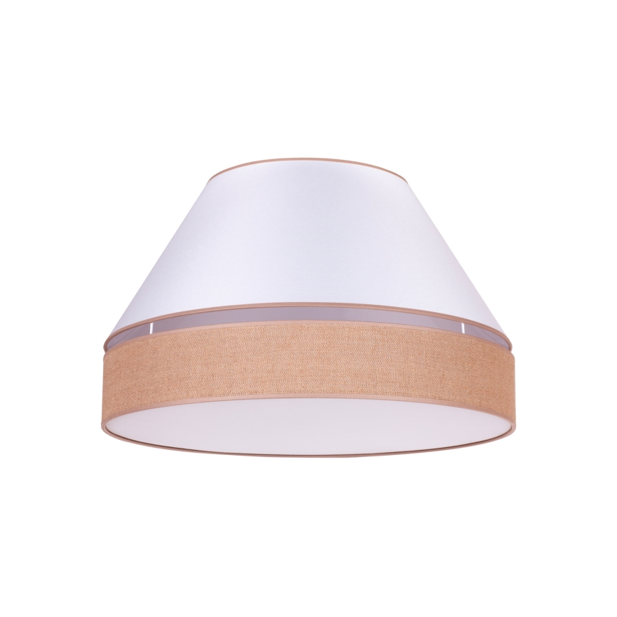Duolla - Loftlampe AVIGNON 3xE27/15W/230V diameter 60 cm hvid/brun
