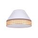 Duolla - Loftlampe AVIGNON 3xE27/15W/230V diameter 60 cm hvid/Rattan
