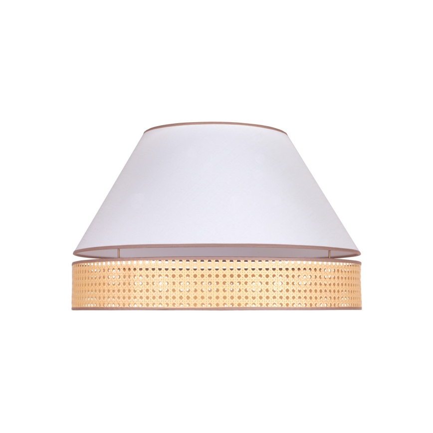 Duolla - Loftlampe AVIGNON 3xE27/15W/230V diameter 60 cm hvid/Rattan