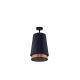Duolla - Loftlampe BELL SHINY 1xE27/15W/230V blå/kobber