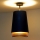 Duolla - Loftlampe BELL SHINY 1xE27/15W/230V diameter 25 cm blå/kobber