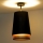 Duolla - Loftlampe BELL SHINY 1xE27/15W/230V diameter 25 cm sort/kobber