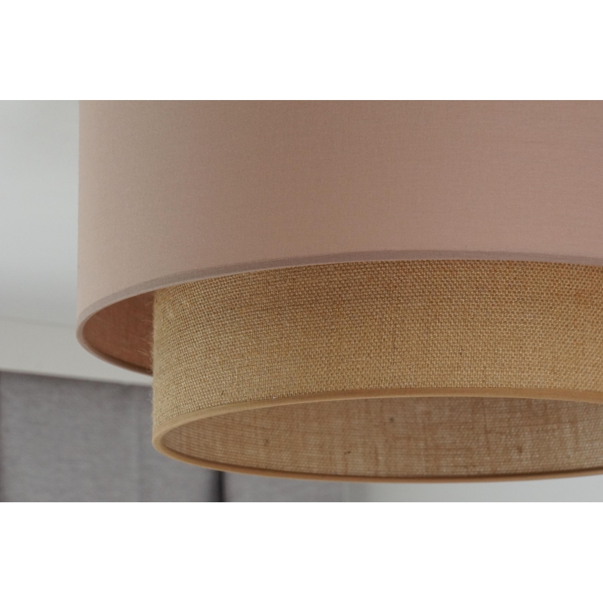 Duolla - Loftlampe BOHO 1xE27/15W/230V diameter 45 cm beige/brun