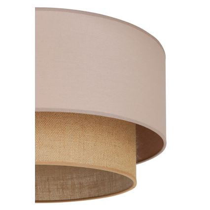 Duolla - Loftlampe BOHO 1xE27/15W/230V diameter 45 cm beige/brun