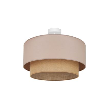 Duolla - Loftlampe  BOHO 1xE27/15W/230V diameter 45 cm beige/brun