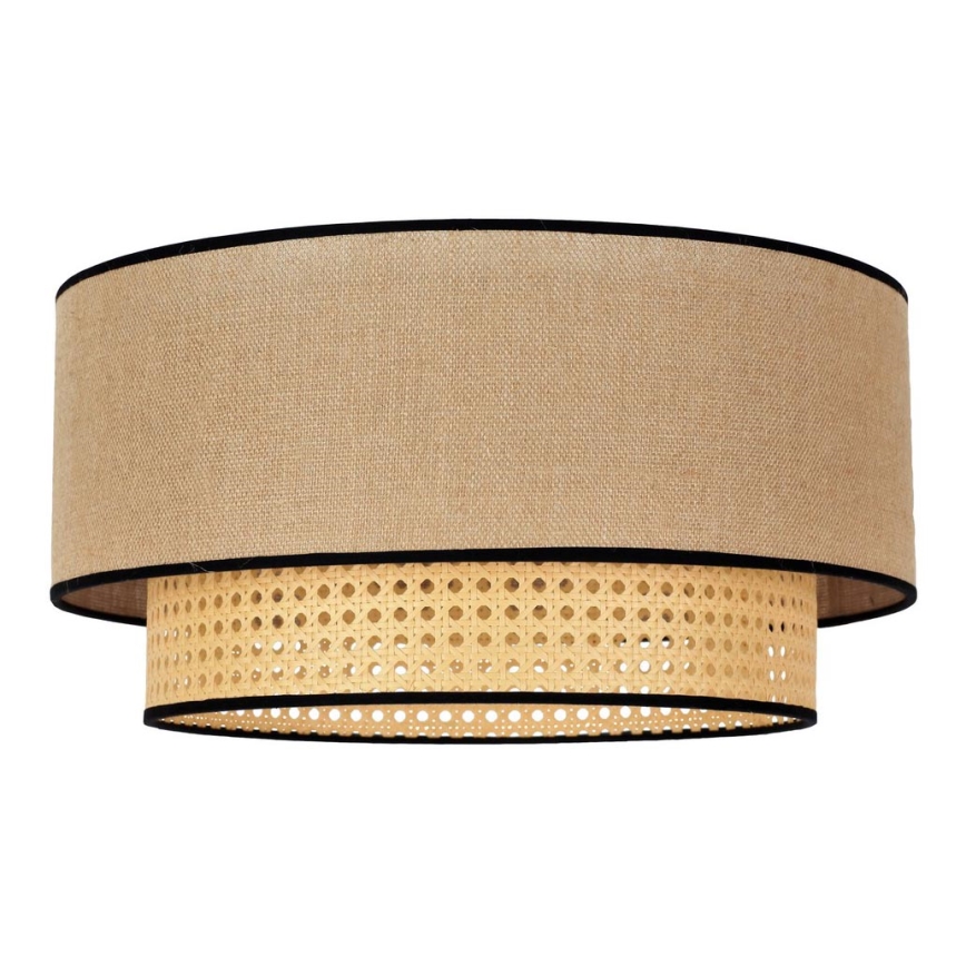 Duolla - Loftlampe BOHO 1xE27/15W/230V diameter 45 cm beige/Rattan