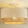 Duolla - Loftlampe BOHO 1xE27/15W/230V diameter 45 cm cremefarvet/brun