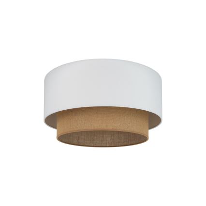 Duolla - Loftlampe BOHO 1xE27/15W/230V diameter 45 cm hvid/brun