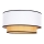 Duolla - Loftlampe BOHO 1xE27/15W/230V diameter 45 cm hvid/Rattan