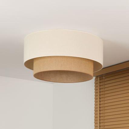 Duolla - Loftlampe BOHO 3xE27/15W/230V Ø 60 cm creme/beige