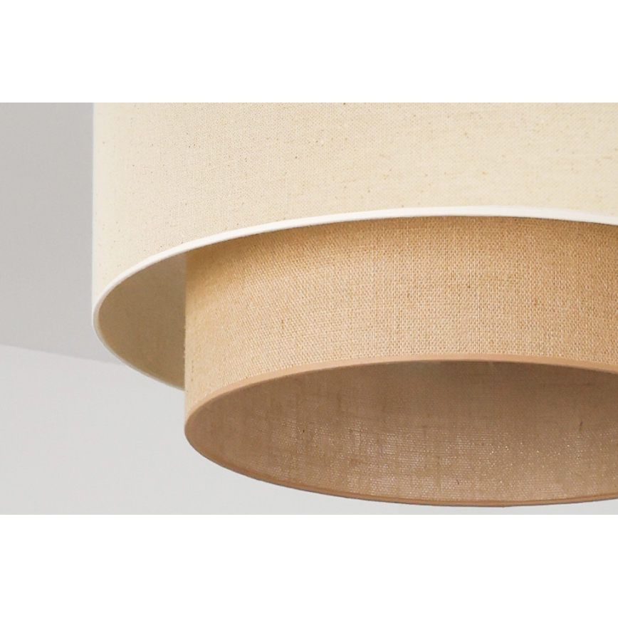 Duolla - Loftlampe BOHO 3xE27/15W/230V Ø 60 cm creme/beige