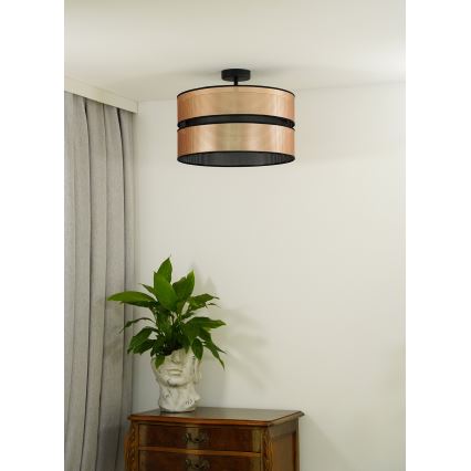 Duolla - Loftlampe COPPER SHINY 1xE27/15W/230V diameter 40 cm kobber/sort
