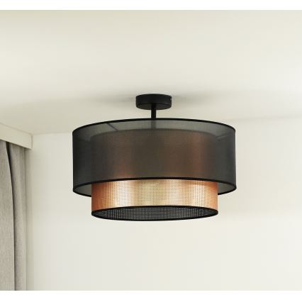 Duolla - Loftlampe COPPER SHINY 1xE27/15W/230V diameter 45 cm brun/kobber
