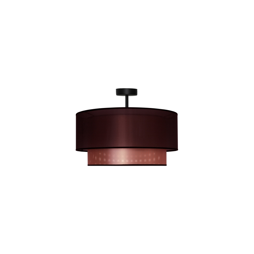 Duolla - Loftlampe COPPER SHINY 1xE27/15W/230V diameter 45 cm brun/kobber