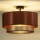 Duolla - Loftlampe COPPER SHINY 1xE27/15W/230V diameter 45 cm kobber