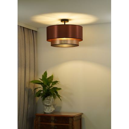 Duolla - Loftlampe COPPER SHINY 1xE27/15W/230V diameter 45 cm kobber