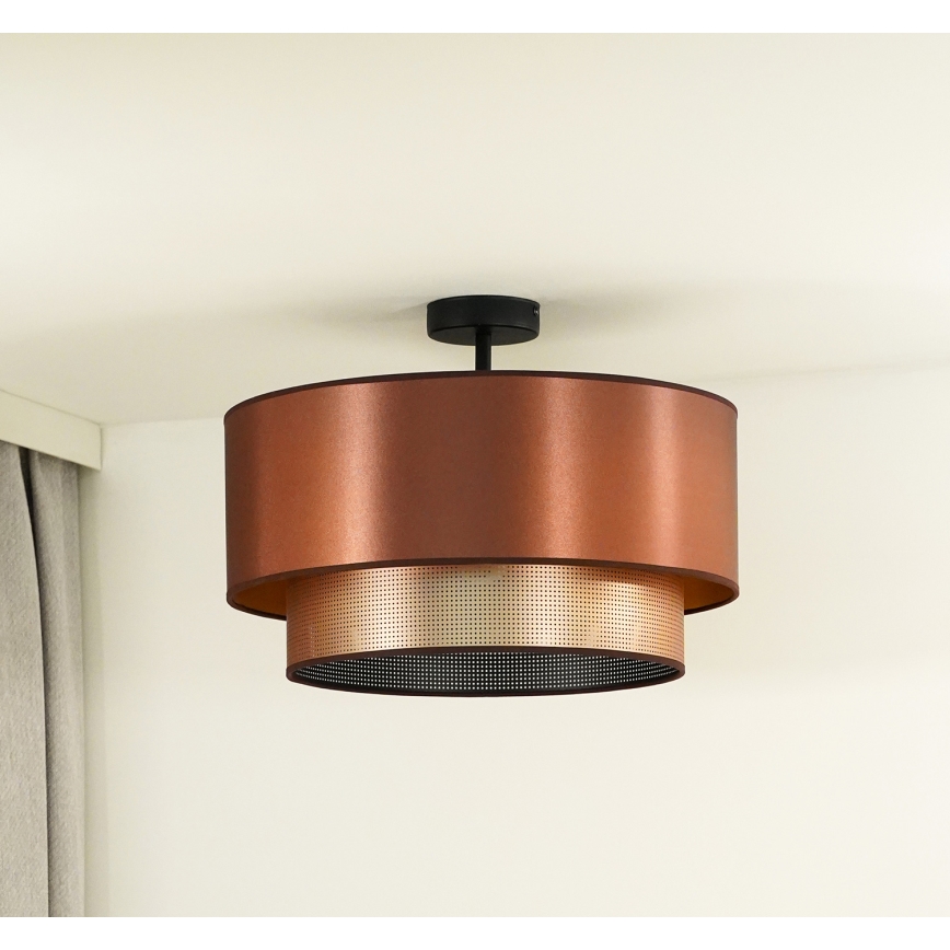 Duolla - Loftlampe COPPER SHINY 1xE27/15W/230V diameter 45 cm kobber