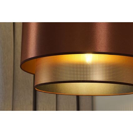 Duolla - Loftlampe COPPER SHINY 1xE27/15W/230V diameter 45 cm kobber