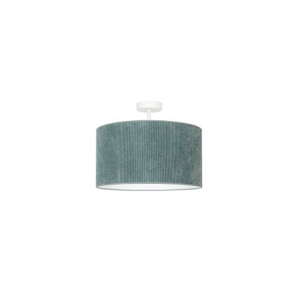 Duolla - Loftlampe CORDUROY 1xE27/15W/230V diameter 40 cm lyseblå