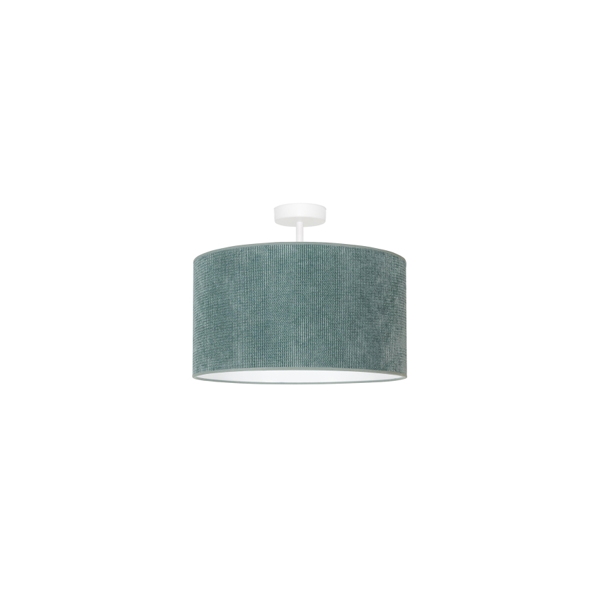 Duolla - Loftlampe CORDUROY 1xE27/15W/230V diameter 40 cm lyseblå