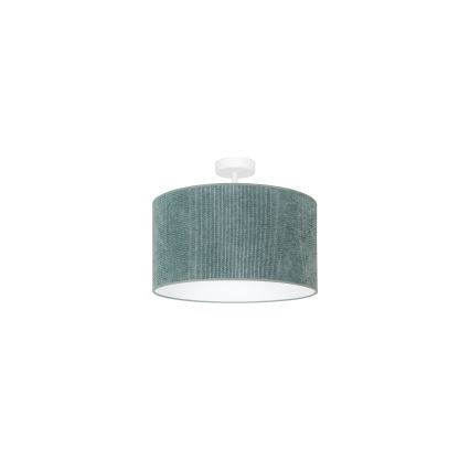 Duolla - Loftlampe CORDUROY 1xE27/15W/230V diameter 40 cm lyseblå