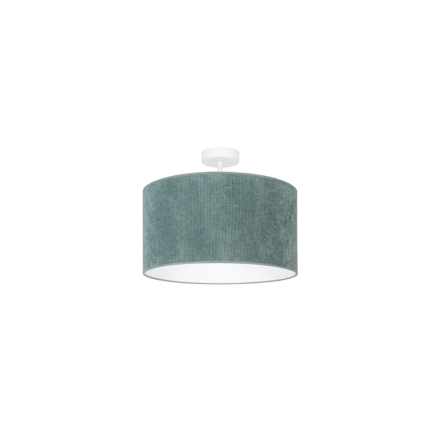 Duolla - Loftlampe CORDUROY 1xE27/15W/230V diameter 40 cm lyseblå