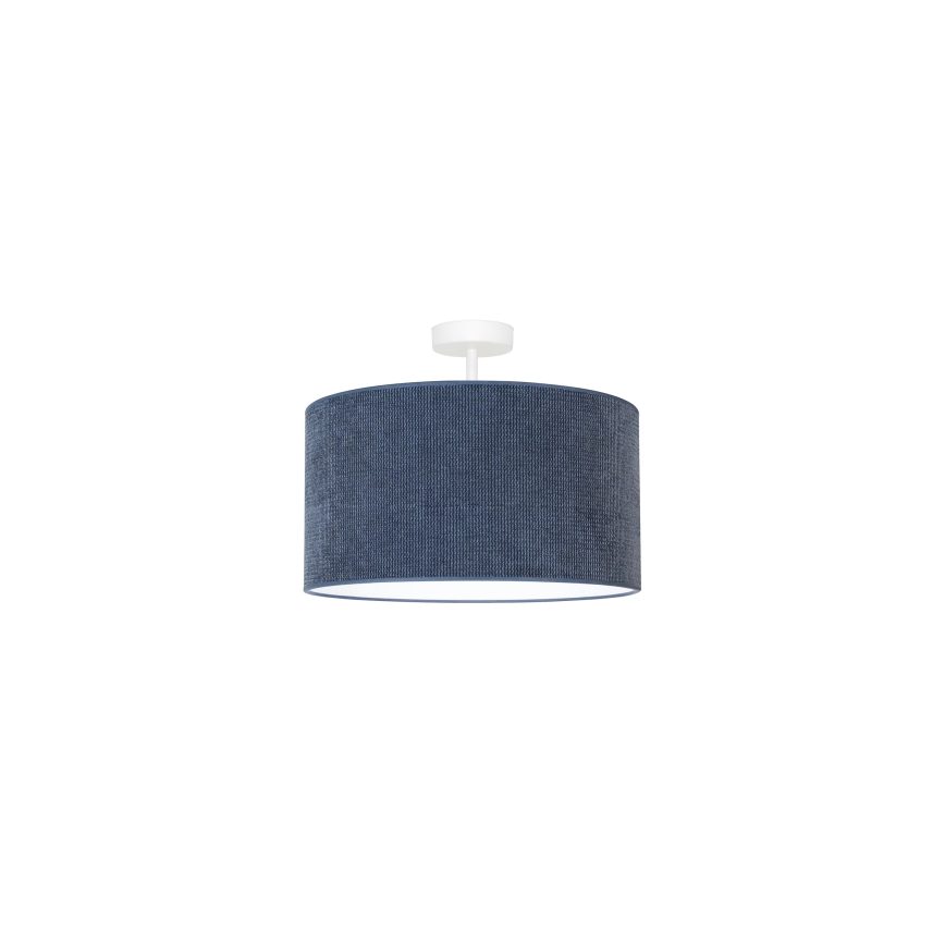Duolla - Loftlampe CORDUROY 1xE27/15W/230V diameter 40 cm mørkeblå