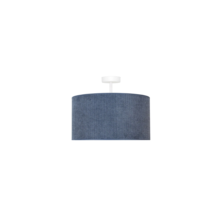 Duolla - Loftlampe CORDUROY 1xE27/15W/230V diameter 40 cm mørkeblå