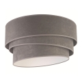 Duolla - Loftlampe DEVON 1xE27/40W/230V diameter 45 cm grå