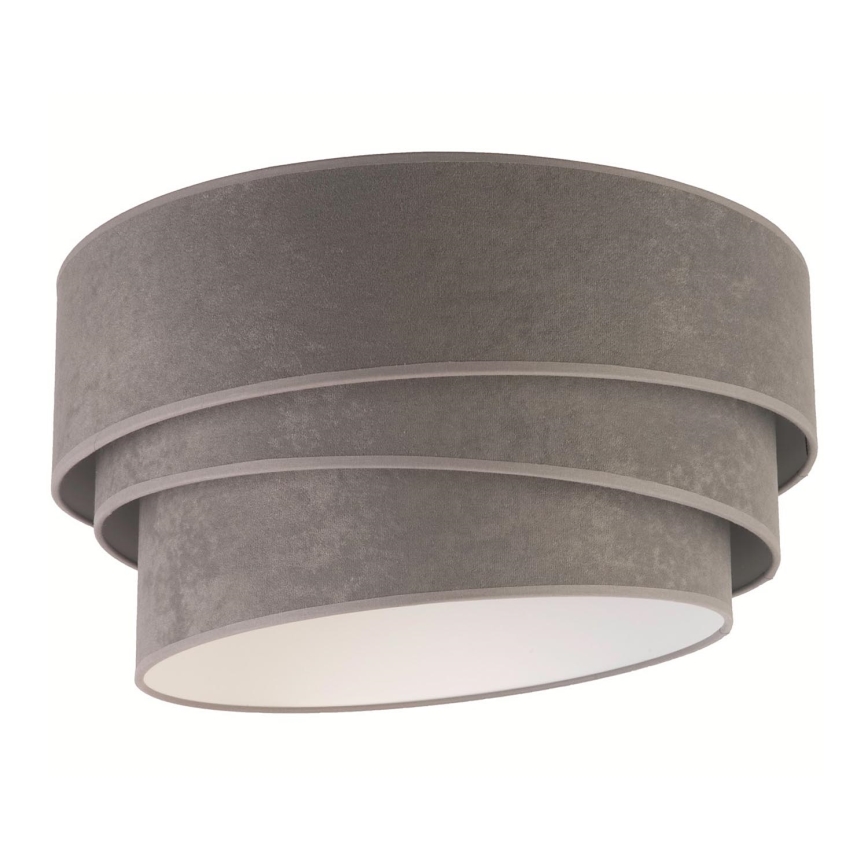 Duolla - Loftlampe DEVON 1xE27/40W/230V diameter 45 cm grå