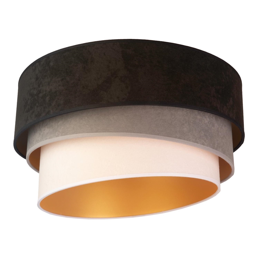 Duolla - Loftlampe DEVON 1xE27/40W/230V diameter 45 cm sort/grå/beige