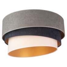 Duolla - Loftlampe DEVON 1xE27/40W/230V grå/blå/beige