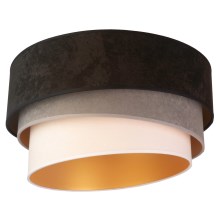 Duolla - Loftlampe DEVON 1xE27/40W/230V sort/grå/beige