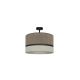 Duolla - Loftlampe DOUBLE 1xE27/15W/230V brun/grå