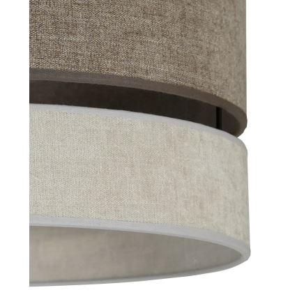 Duolla - Loftlampe DOUBLE 1xE27/15W/230V diameter 40 cm brun/grå