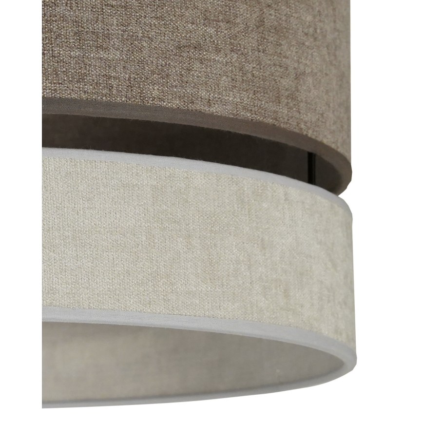 Duolla - Loftlampe DOUBLE 1xE27/15W/230V diameter 40 cm brun/grå