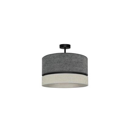 Duolla - Loftlampe DOUBLE 1xE27/15W/230V diameter 40 cm grå