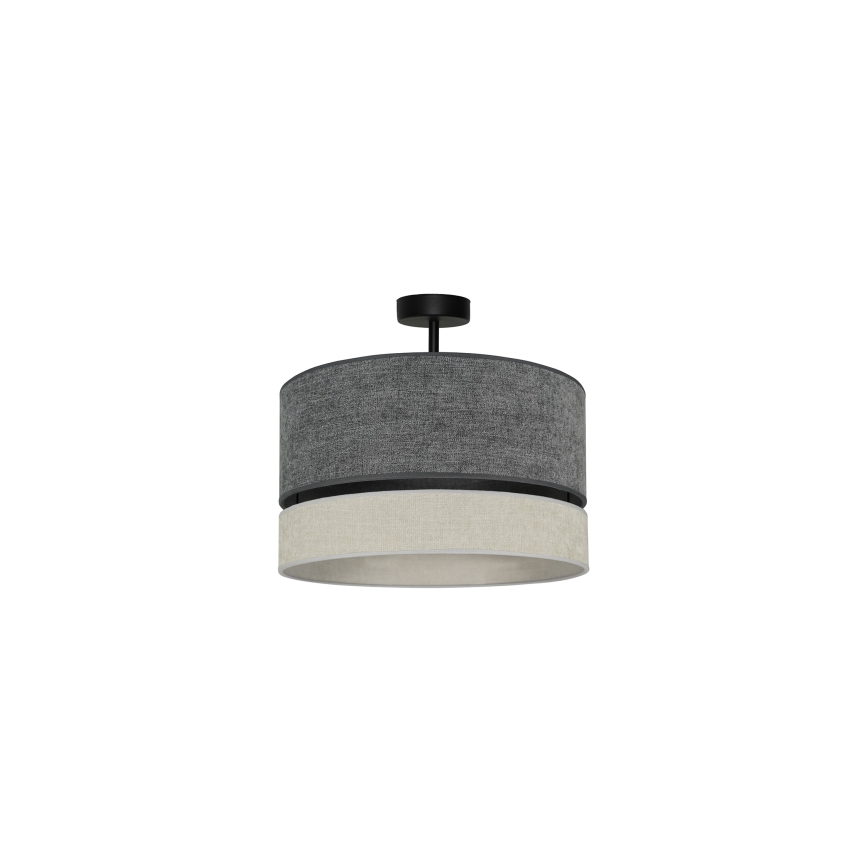 Duolla - Loftlampe DOUBLE 1xE27/15W/230V diameter 40 cm grå
