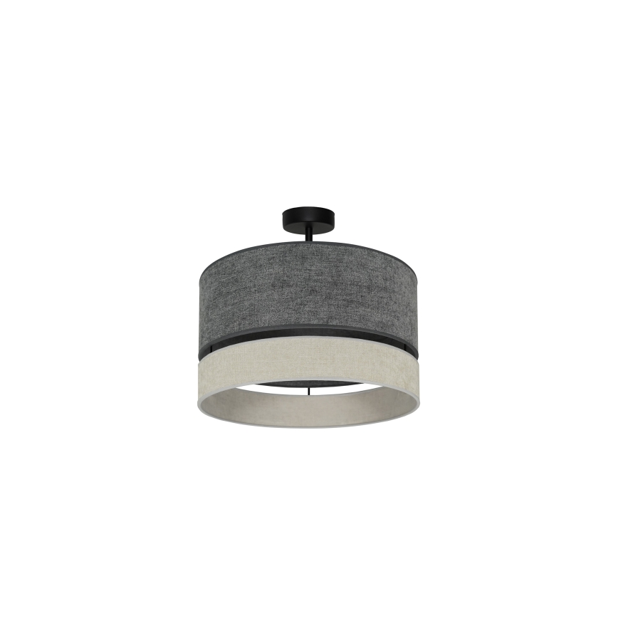 Duolla - Loftlampe DOUBLE 1xE27/15W/230V diameter 40 cm grå