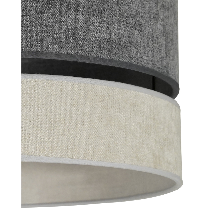Duolla - Loftlampe DOUBLE 1xE27/15W/230V diameter 40 cm grå