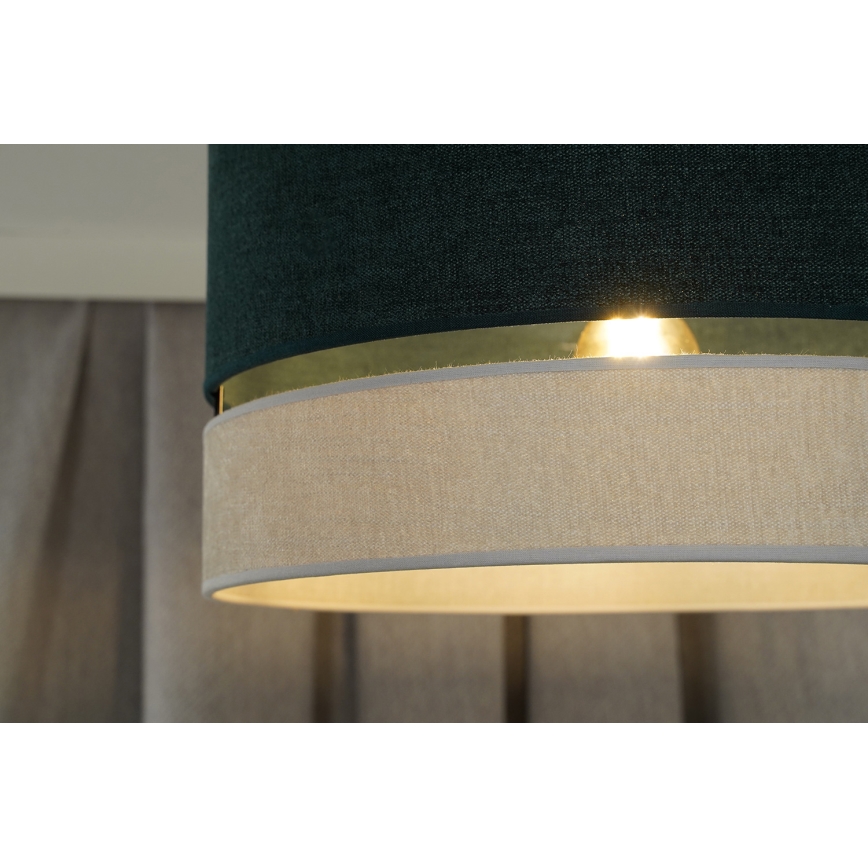 Duolla - Loftlampe DOUBLE 1xE27/15W/230V diameter 40 cm grøn/grå