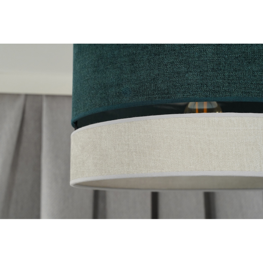 Duolla - Loftlampe DOUBLE 1xE27/15W/230V diameter 40 cm grøn/grå