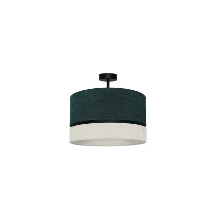 Duolla - Loftlampe DOUBLE 1xE27/15W/230V diameter 40 cm grøn/grå