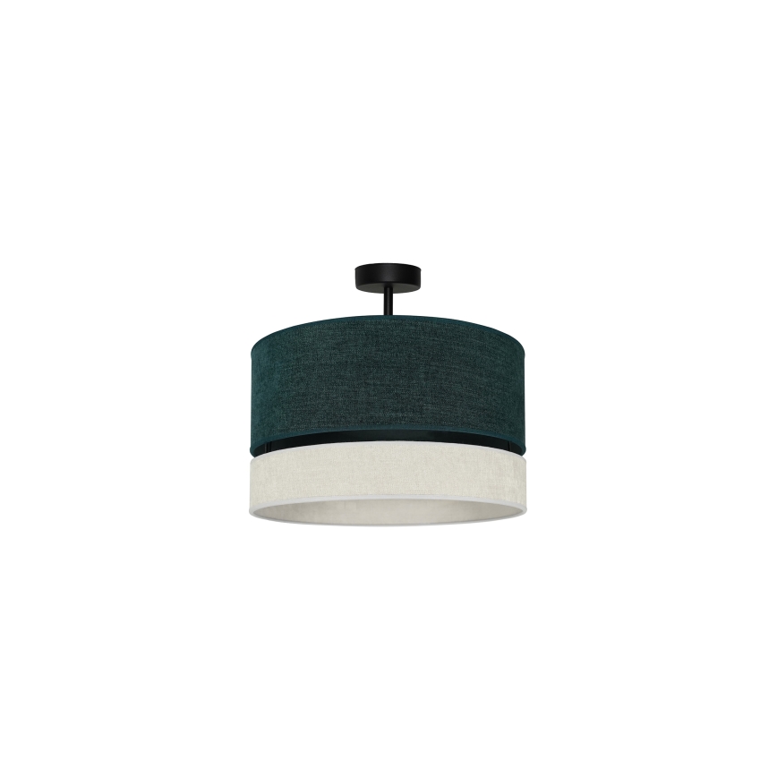 Duolla - Loftlampe DOUBLE 1xE27/15W/230V diameter 40 cm grøn/grå