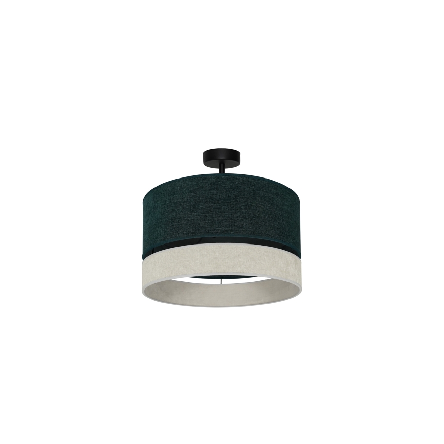 Duolla - Loftlampe DOUBLE 1xE27/15W/230V diameter 40 cm grøn/grå